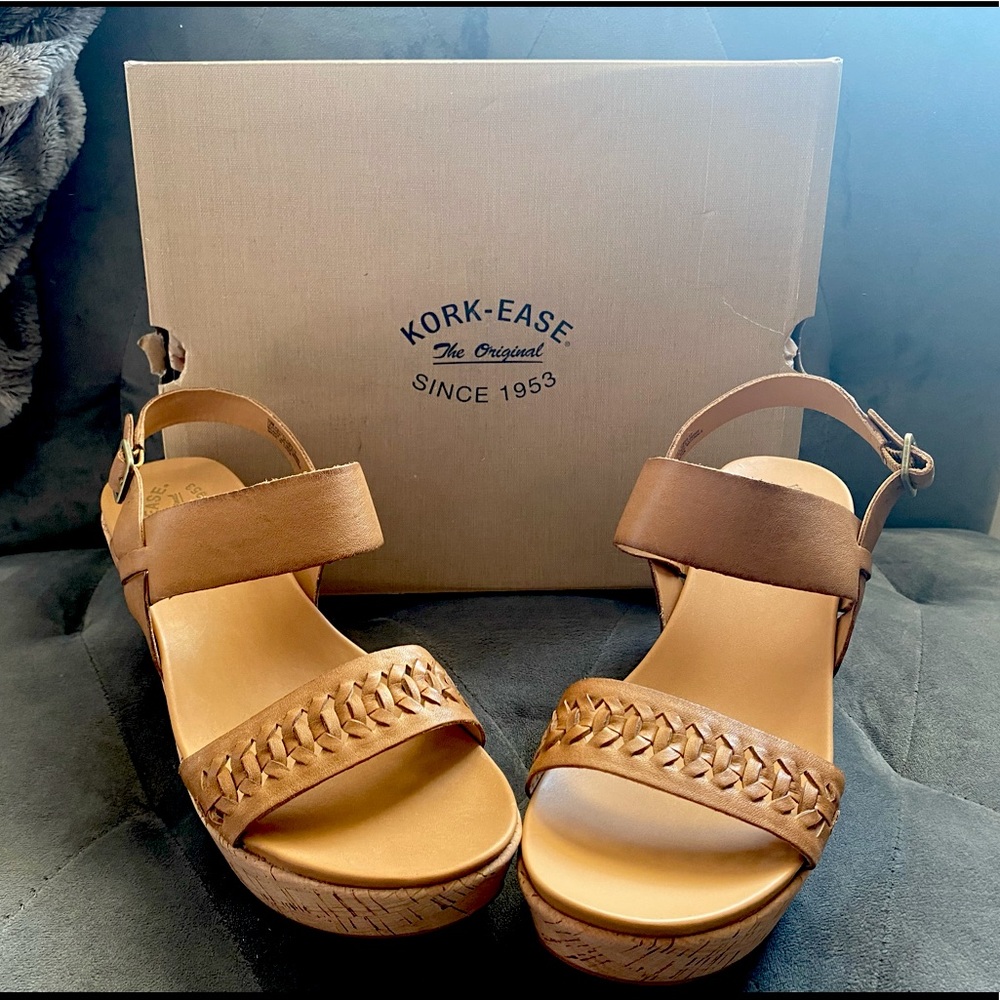 KORK-EASE NWT - Austin Braid Wedge Sandal size 10